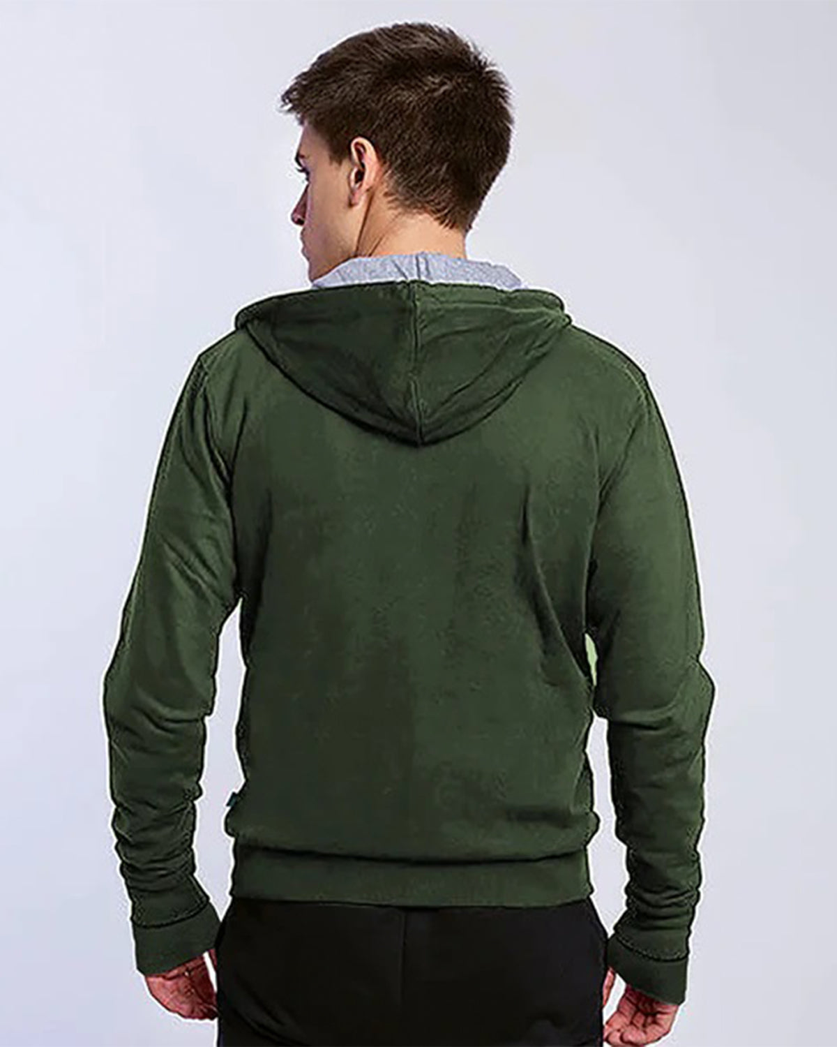 Olive Green Travel Jacket Unisex Long Sleeve