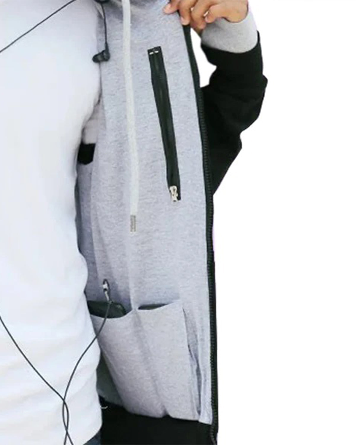 Unisex Navy Blue Travel Jacket Long Sleeve