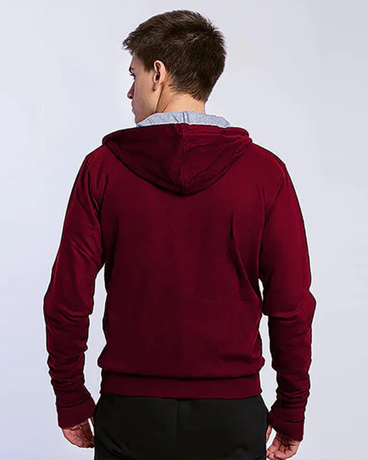 Maroon Travel Jacket Unisex Long Sleeve