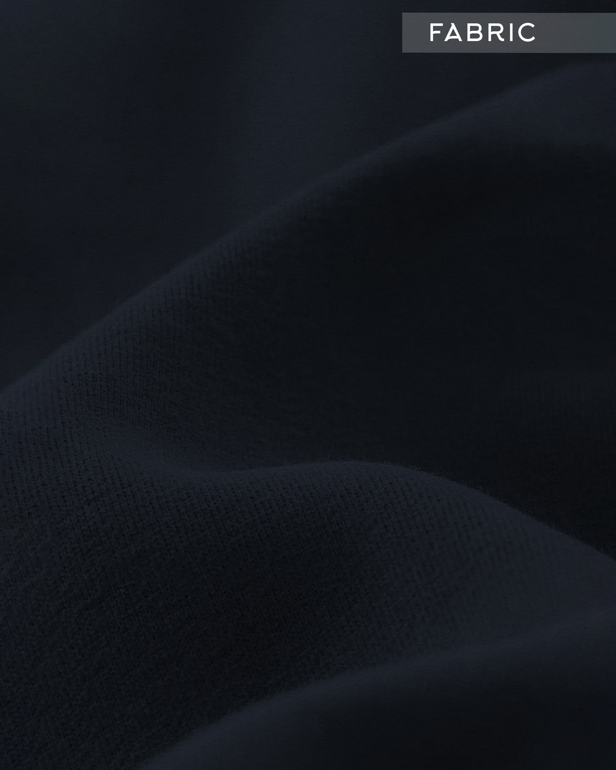 Navy Blue Sweatshirt with High Neck Zipper